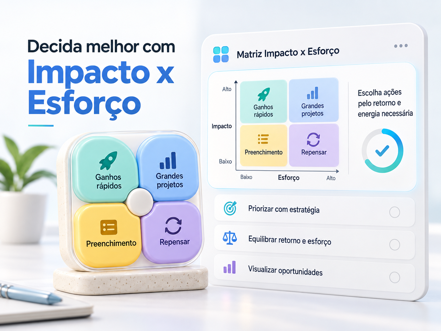 Matriz Impacto por Esforço no LPersonal