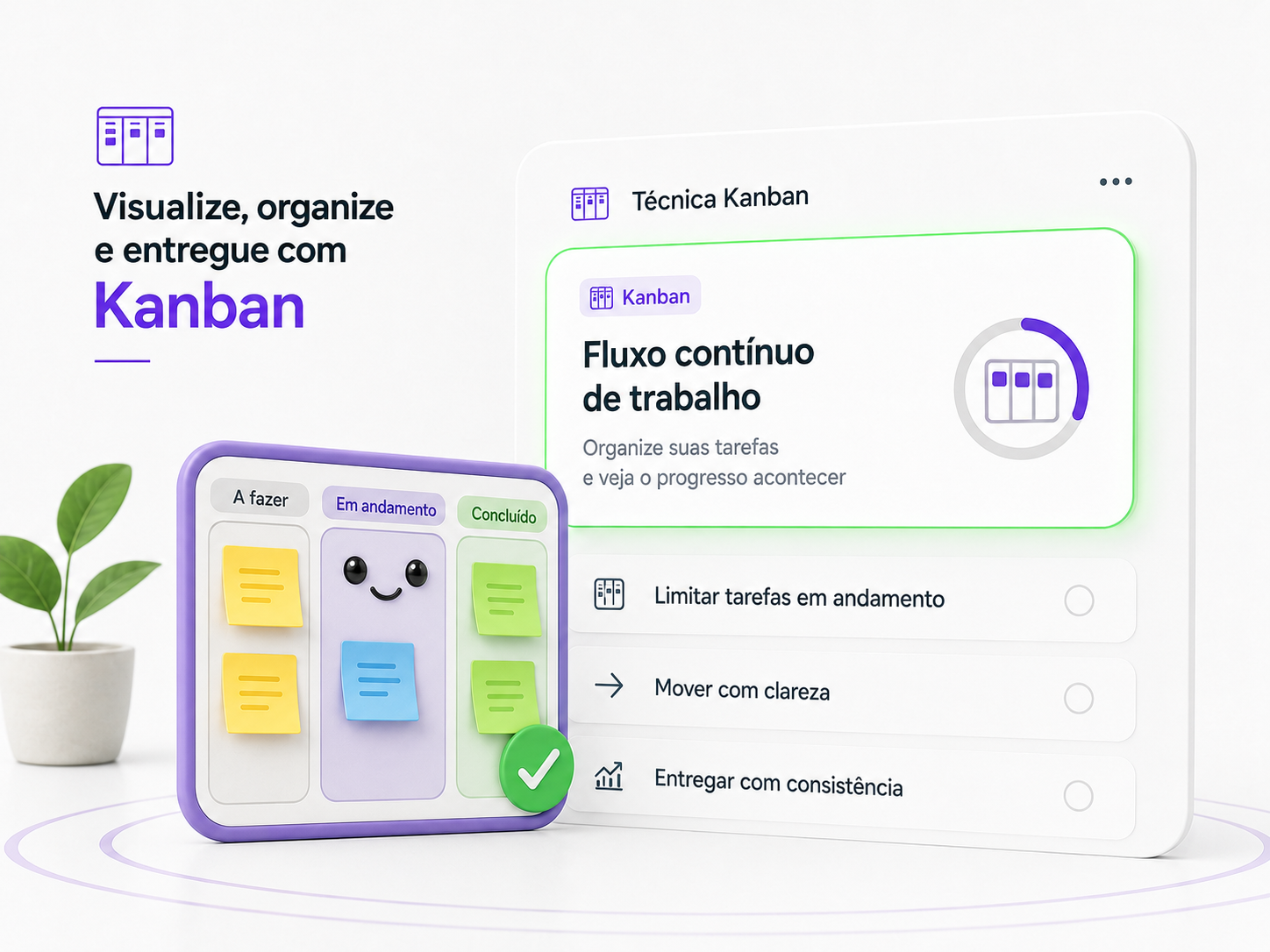 Quadro Kanban de tarefas no LPersonal